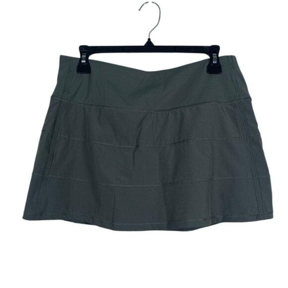 Crazy Yoga Olive Green Athletic Gym Skort Biker Shorts Size Med EUC #0362-DS - Picture 1 of 4